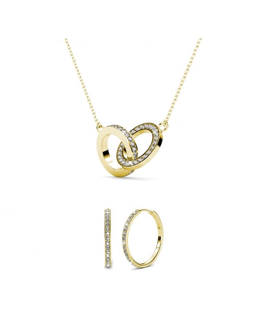 Chique Circle Twin Sets - Oostenrijks kristal - Image 1