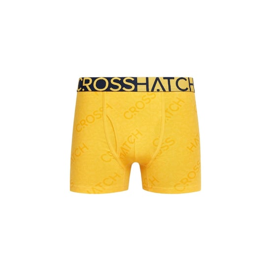 Crosshatch Heren Typan Boxershorts (Pack of 3) (Geel) - Image 4