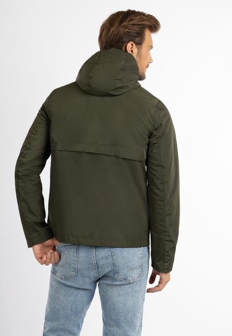 Dreimaster overgangsjasje Heren militaire olijf - Image 4