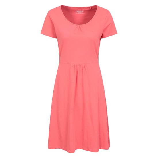 Mountain Warehouse Womens/Ladies Essentials Lora Plain Skater Dress (Coral)