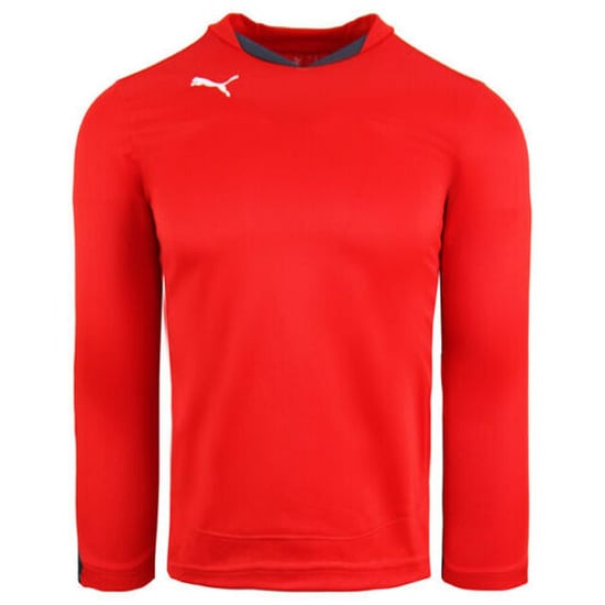 Puma V5.08 Long Sleeve Crew Red Kids Buffon Goalkeeper Football Top 700489 24J