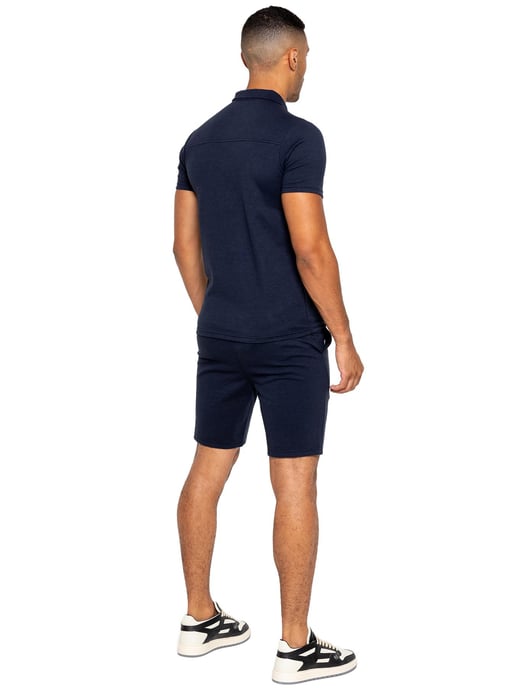 Enzo | Heren Polo Trainingspak Set - Navy - Image 2