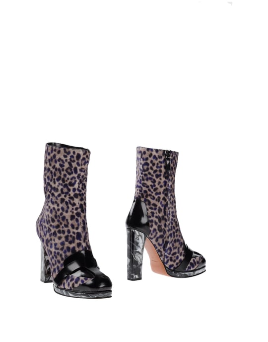 Missoni Light Grey Calf Ankle Boots