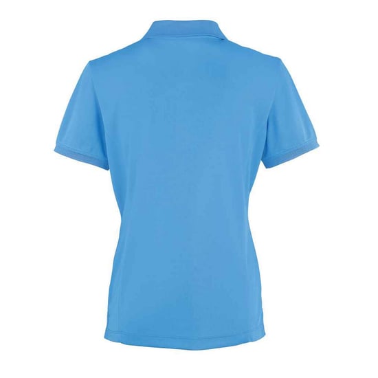 Premier Dames/Dames Coolchecker Piqué Poloshirt (Saffierblauw) - Image 2