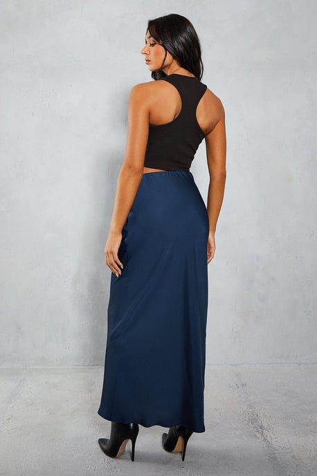 Satin Slip Maxi Skirt