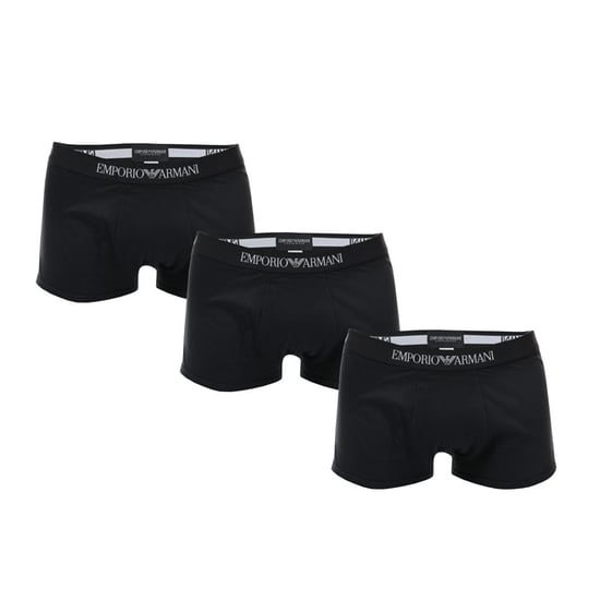 Heren boxershorts van Armani in een 3-pack in zwart - Image 1