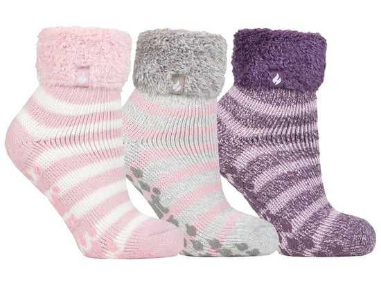 Heat Holders - Set van 3 gevoerde antislipsokken voor dames - Pack 8 - Image 1