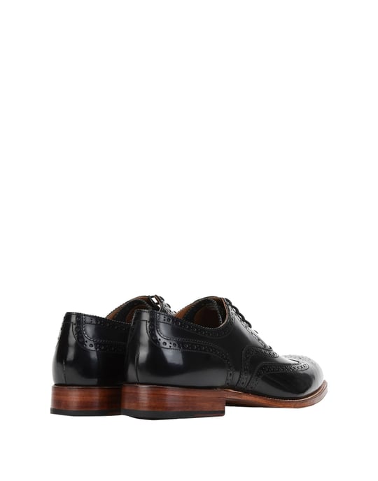Grenson Black Leather Lace Up Shoes