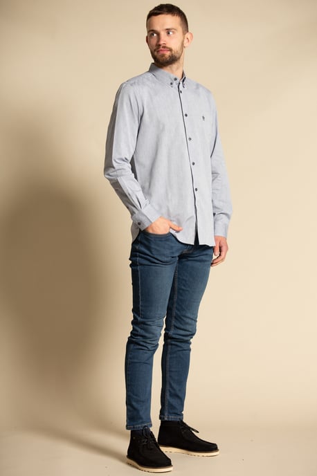 2 Pack Cotton Long Sleeve Oxford Shirt