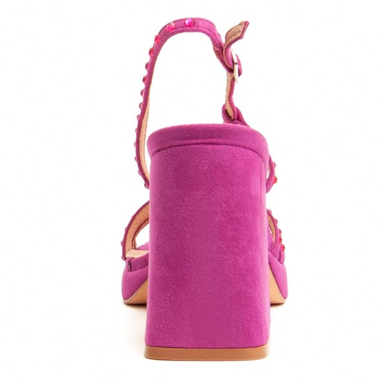 Montevita Heel Sandal Festsand2 In Fuchsia - Image 6