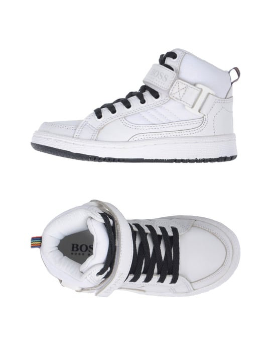 FOOTWEAR Boss White Boy Leather