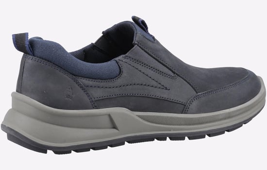 Hush Puppies Arthur Nubuck Heren Marineblauwe Instappers - Image 3