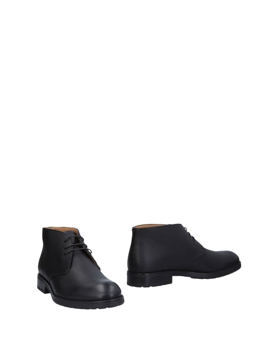 Bally Black Textured Leather Boots