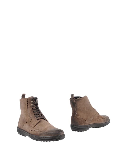 FOOTWEAR Calpierre Khaki Man Leather