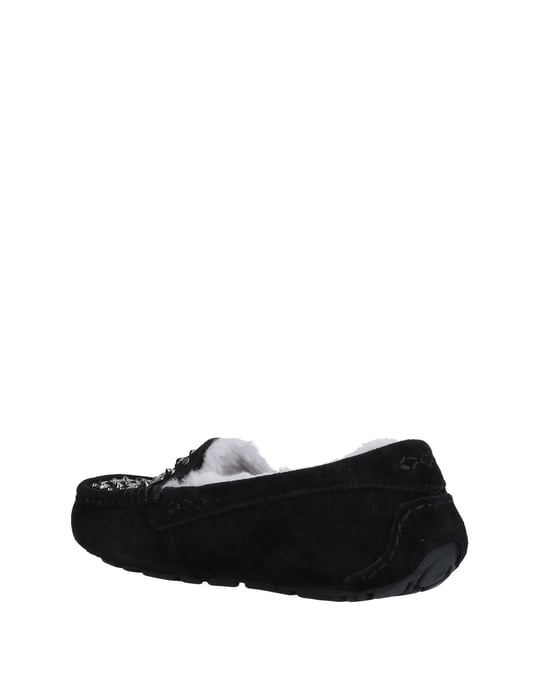 Ugg Australia Black Leather Studded Slippers