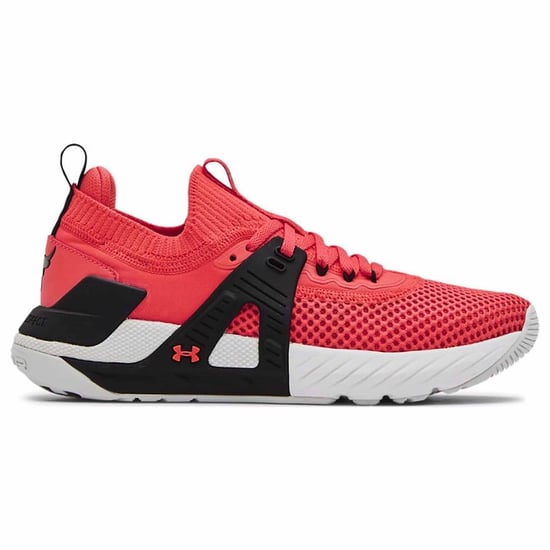 Under Armour Project Rock 4 Red Womens Trainers