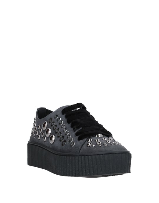 Pinko Lead Leather Studded Sneakers