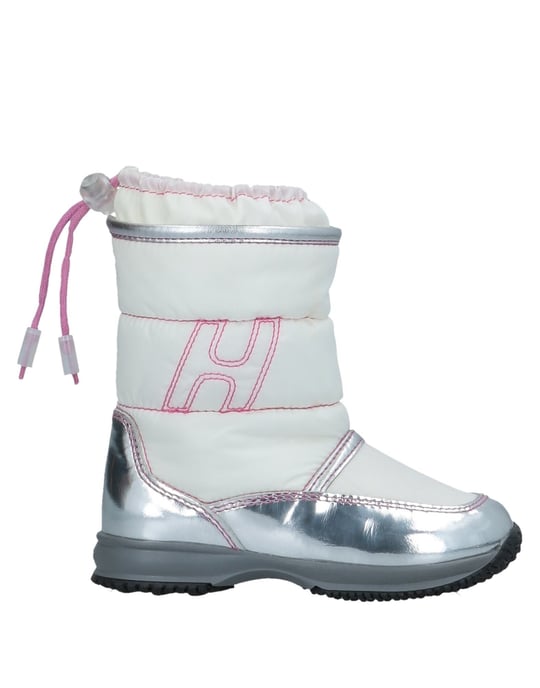 Hogan White Girls Leather Shoes