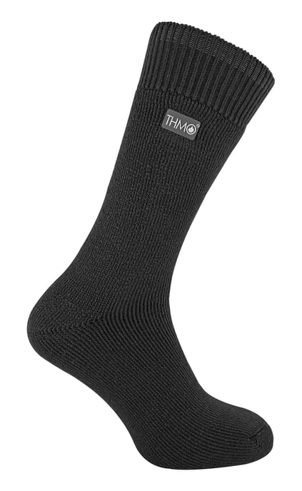 THMO - Fleece gevoerde thermo wintersokken voor heren - Houtskool - Image 1