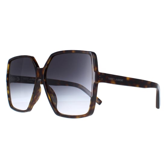 Saint Laurent Square Womens Havana Blue Gradient SL 232-BETTY