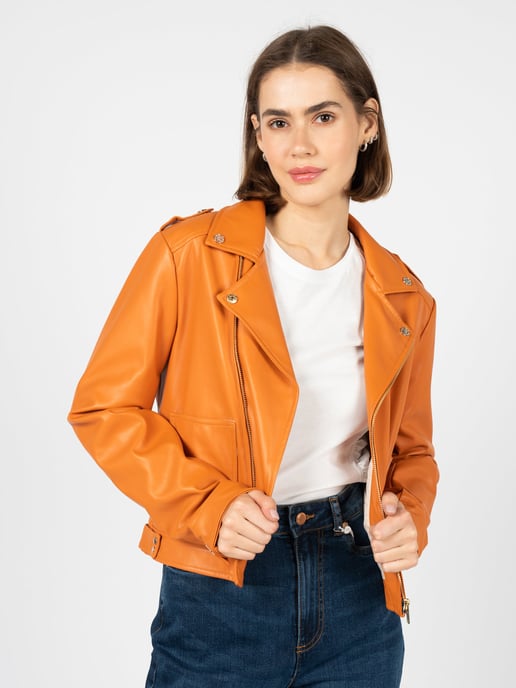 Silvian Heach jas Vrouw oranje - Image 3