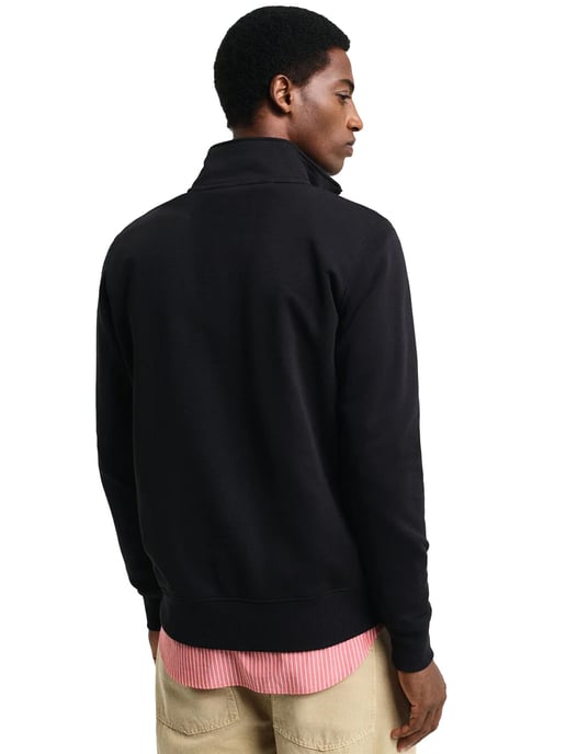 Gant | Mens Embroidered Shield Half Zip Sweatshirt