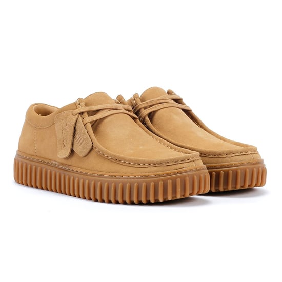Clarks Torhill Lo Suede herenschoenen donker zand - Image 1