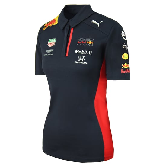 Puma Aston Martin Red Bull Racing Team F1 Womens Polo Shirt 762888 01