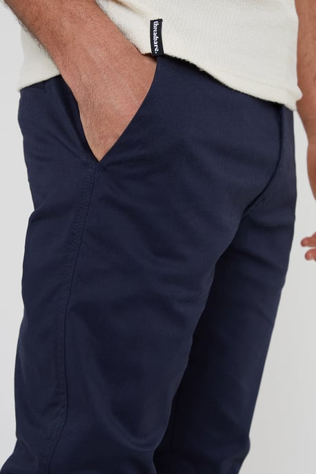 2-Pack Cotton Slim Fit Chino Trousers With Stretch