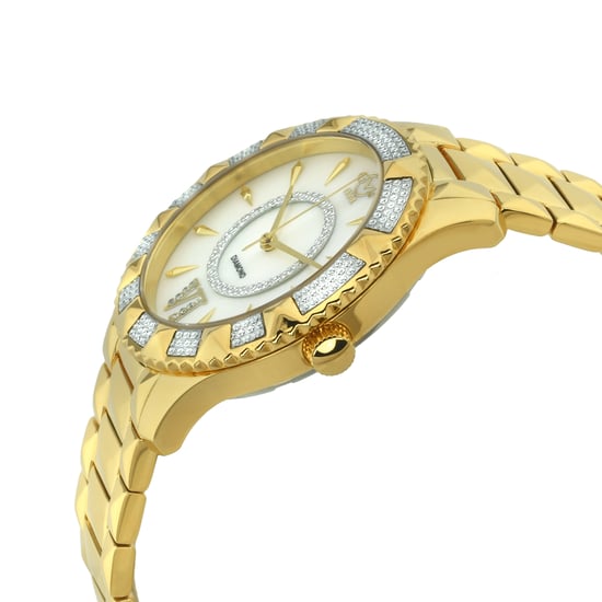 GV2 Venice Women's Mother of Pearl IP Dial Yellow Gold Stainless Steel Watch - Image 2