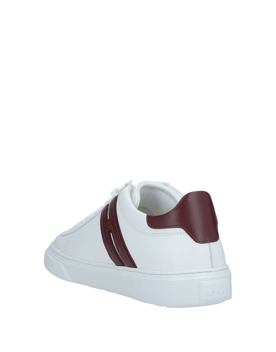 Hogan White Leather Sneakers