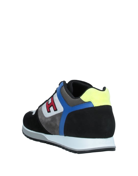 Hogan Black Leather Sneakers