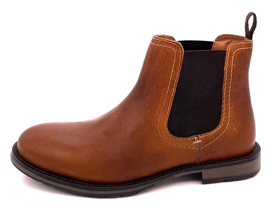 Oaktrak Oakham Leather Brown Boys Chelsea Boots