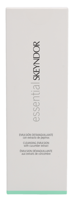 Skeyndor Essential Cleansing Emulsion Wth Cucumber Extract 250ml. - Image 2
