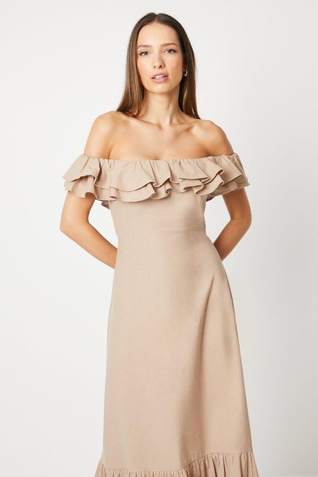 Frill Midi Dress