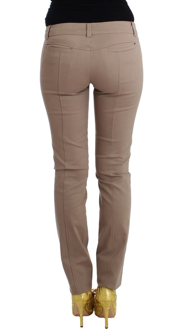 Cavalli Dames Beige slanke jurk broek - Image 3