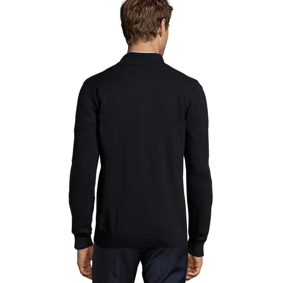 SOLS Heren Gordon gebreid vest met rits (Marine) - Image 2