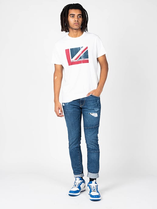 Pepe Jeans T-shirt Ramone Mannen Wit - Image 1