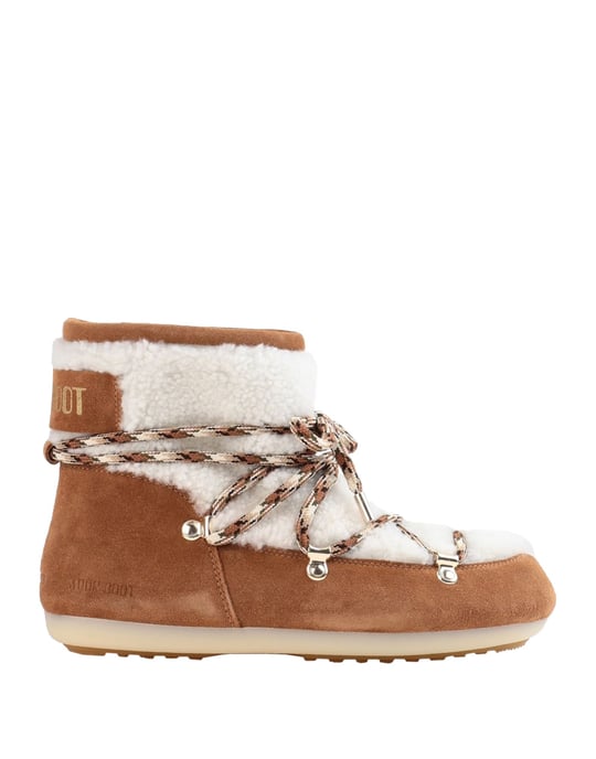 Moon Boot Women's Ankle Boots Camel Sheepskin
