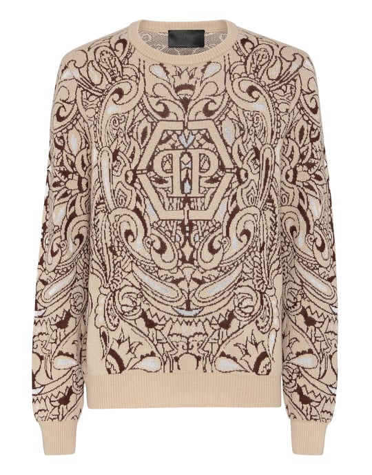Pullover Ronde Hals Paisley - Image 2
