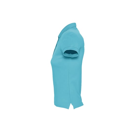 SOLS Dames/dames Passion Pique Poloshirt met korte mouwen (Blauw Atol) - Image 3