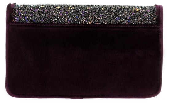 Joe Browns Couture Rebel Bag Couture Womens Bag Black/Purple/Glitter