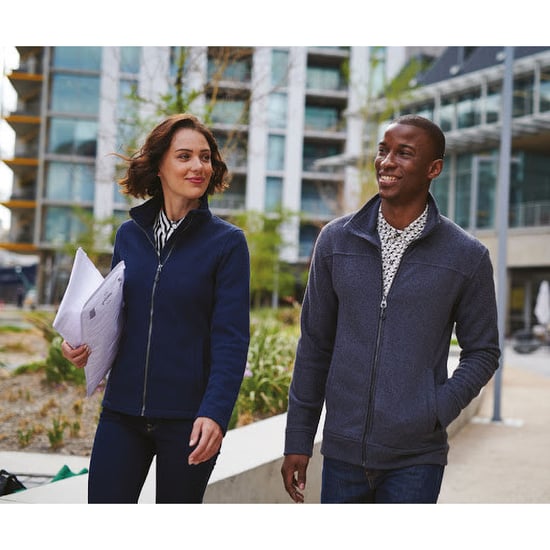 Regatta Mens Micro Zip Neck Fleece Top (170 GSM) (Dark Navy)