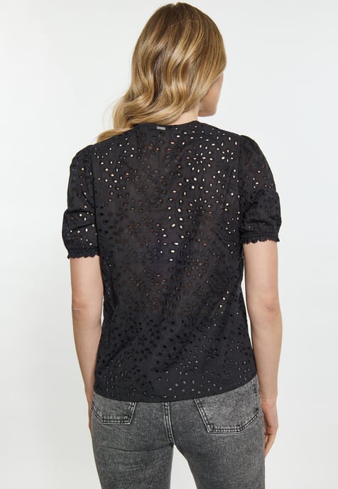 Dreimaster Blouse Dames zwart - Image 4