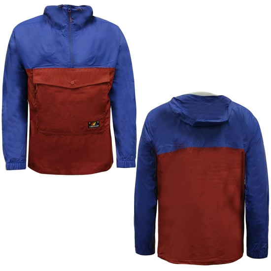 Timberland Colour Block Coat Hooded Mens Blue Red Jacket A1MXY-N30 Y16A