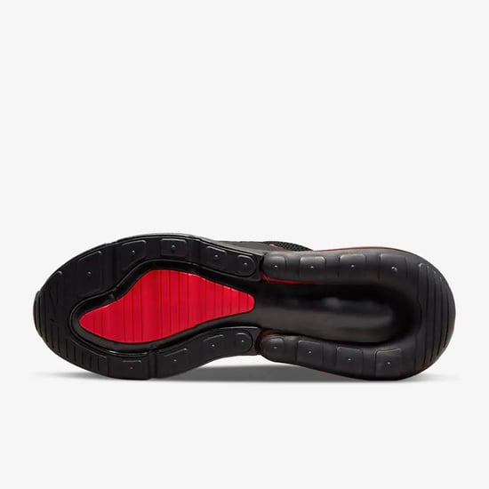 Nike Air Max 270 Trainers, Black/White/University Red - Image 3