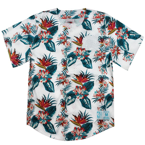 Mitchell & Ness Raptors Floral Print Men Shirt