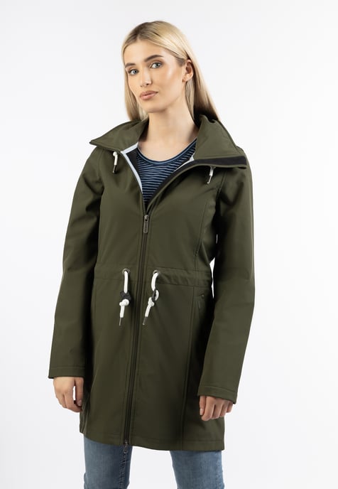 ICEBOUND softshell jas Dames donkere olijf - Image 2