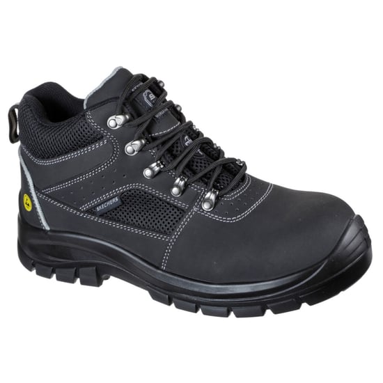 Skechers Heren Trophus Letic Geheugenschuim Leren Veiligheidslaarzen - Image 1