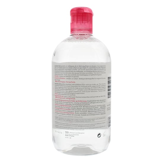 Bioderma Sensibio H2O Make-Up Removing Micelle Solution 500ml. - Image 2